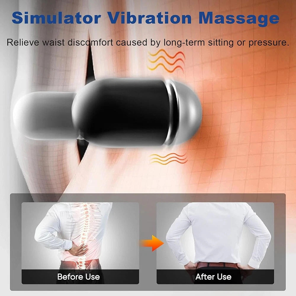 3-in-1 Heated Lumbar Support Massager