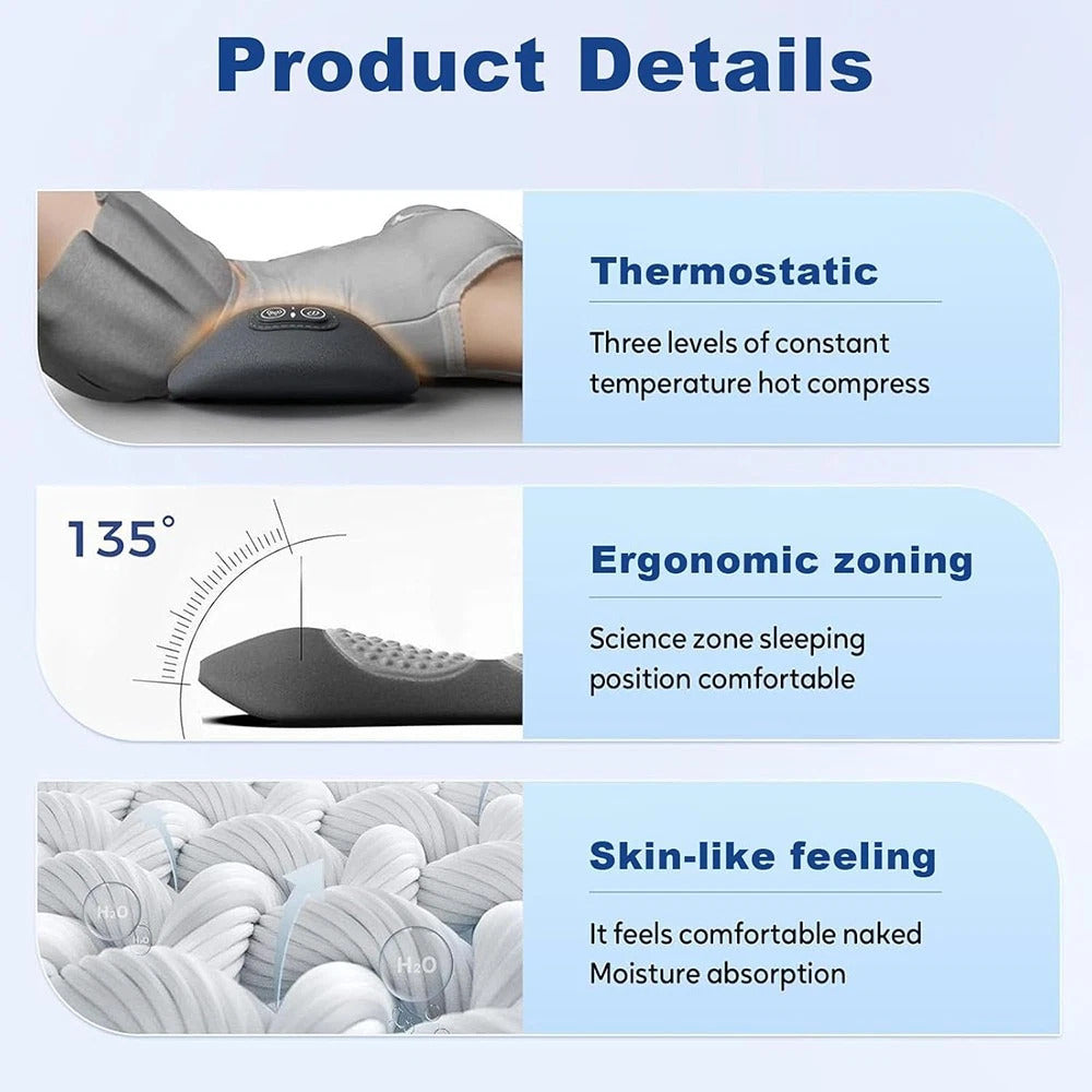 3-in-1 Heated Lumbar Support Massager