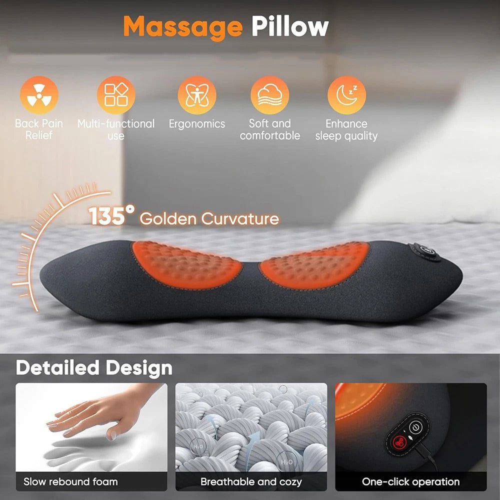 3-in-1 Heated Lumbar Support Massager
