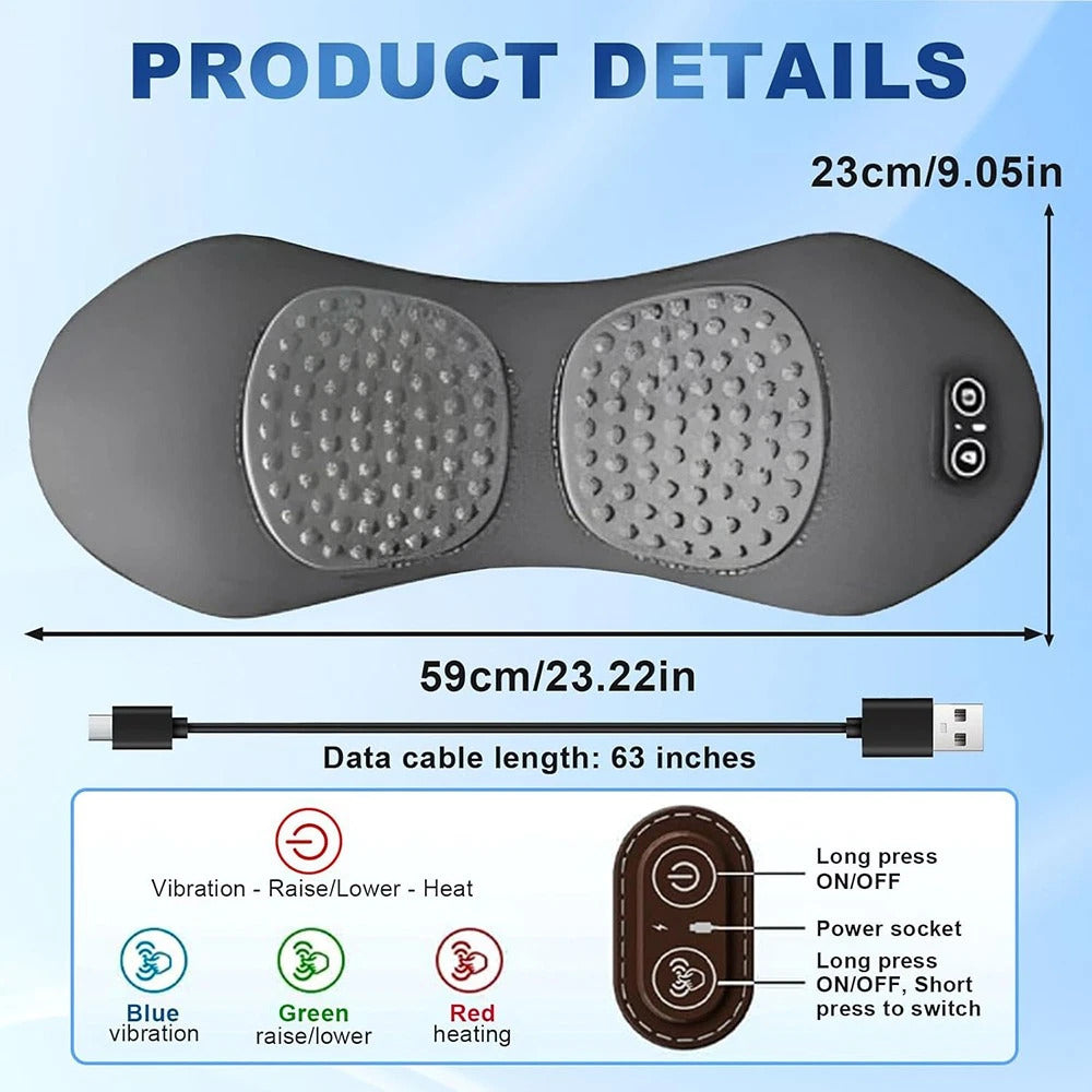 3-in-1 Heated Lumbar Support Massager
