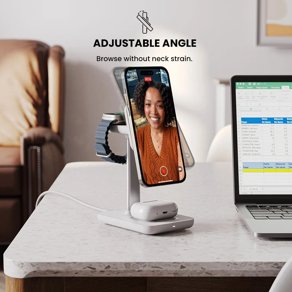 TRIO 3-In-1 Wireless Charging Station