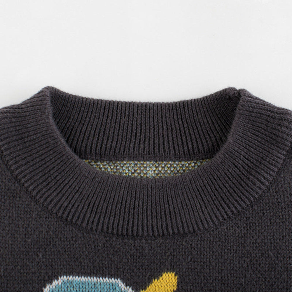 Baby & Kids Dinosaur Cotton Knit Sweater